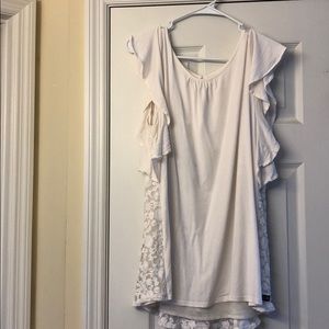Matilda Jane White Lace Tunic